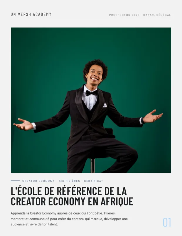 Couverture du Prospectus 2026 d'UniversH Academy